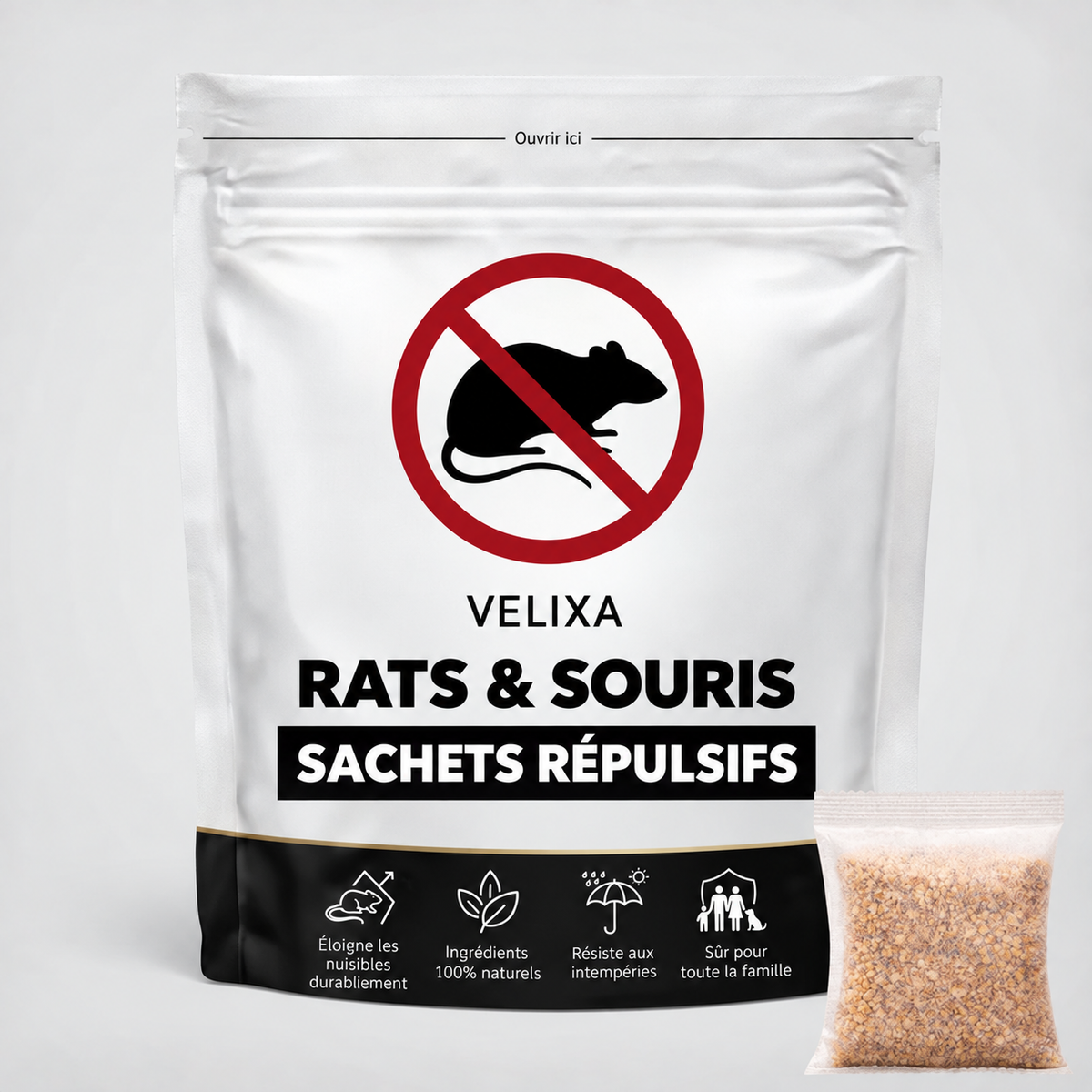 Plus aucune souris chez vous en 2 semaines.