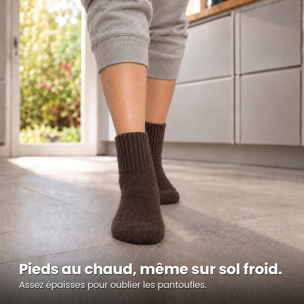 Pieds au chaud sur sol froid