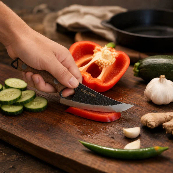 Velixa - Couteau de cuisine Katanuki, Un savoir-faire japonais séculaire