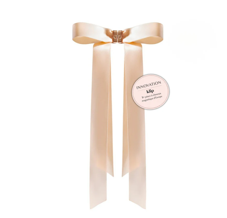 Velixa Ruban Rose Poudré - Barette aimantée