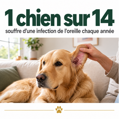Nettoyant pour les oreilles des chiens et des chats