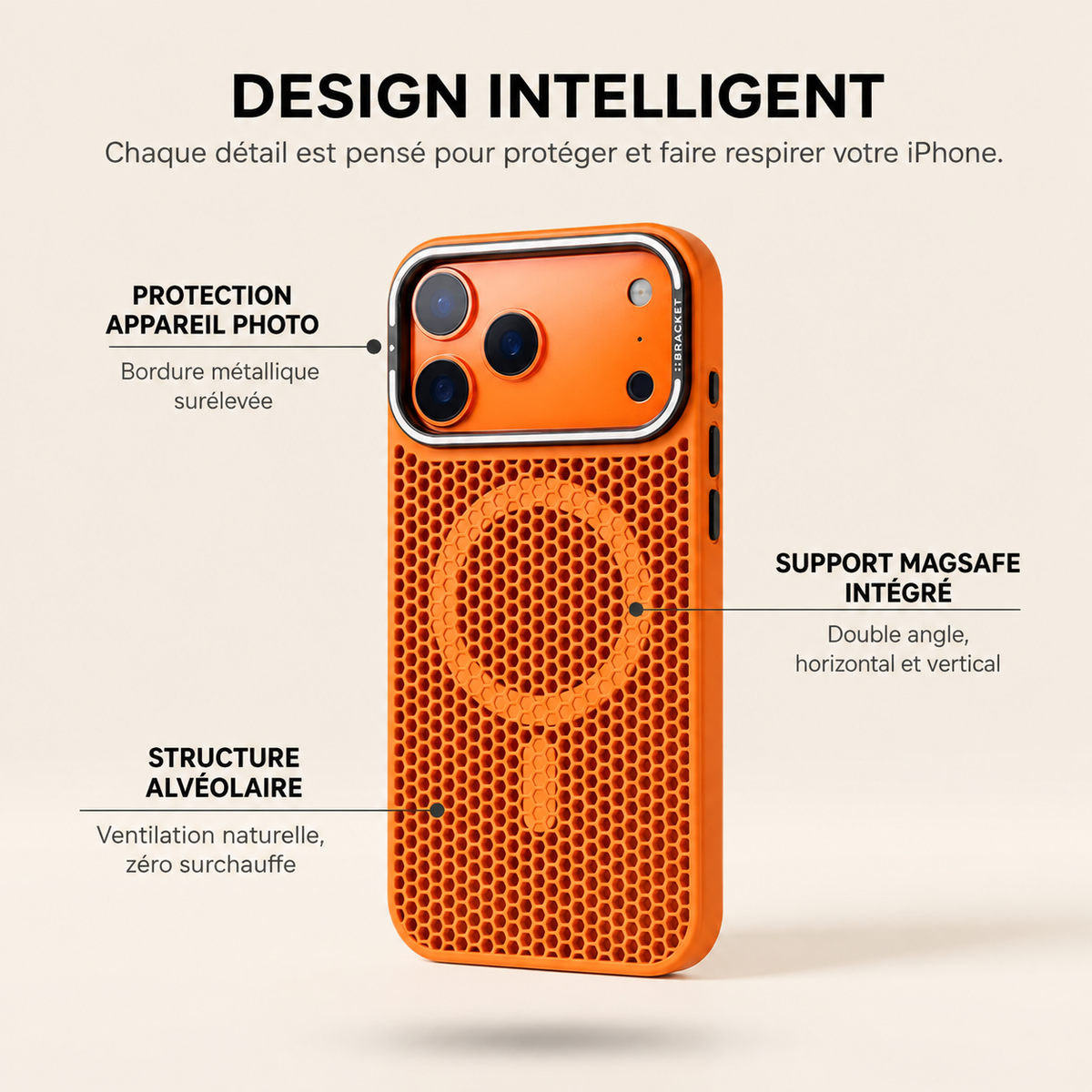 Coque respirante anti-surchauffe Velixa