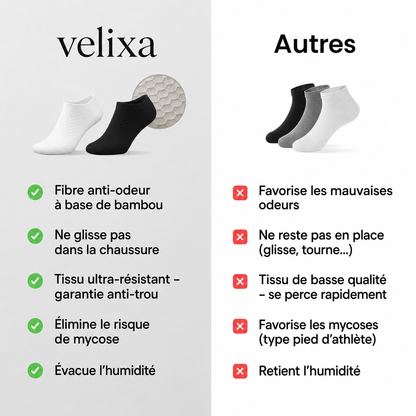 CHAUSSETTES COURTES EN FIBRE DE BAMBOU PREMIUM