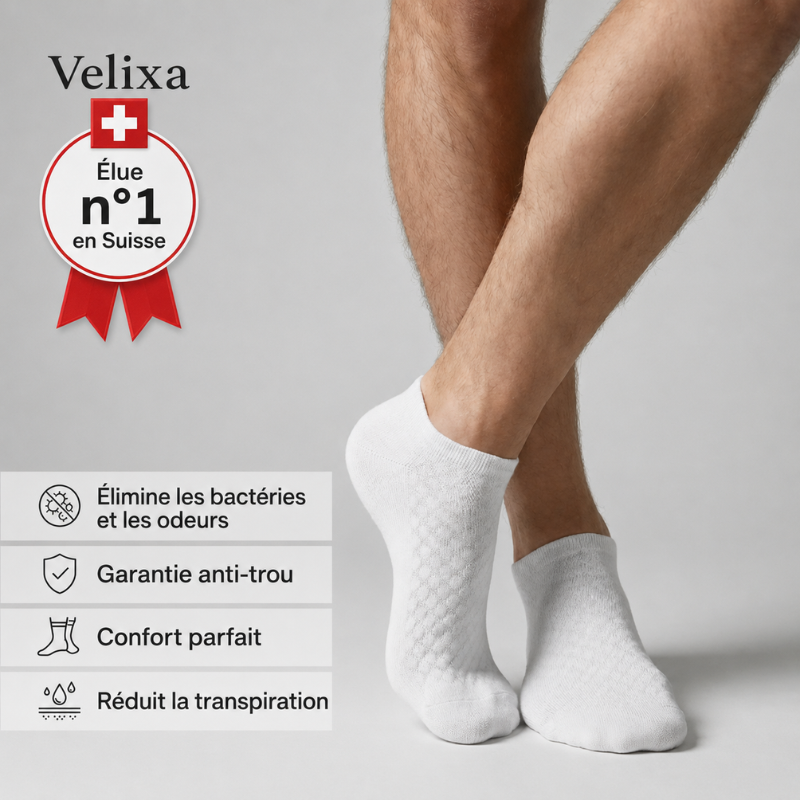 CHAUSSETTES COURTES EN FIBRE DE BAMBOU PREMIUM