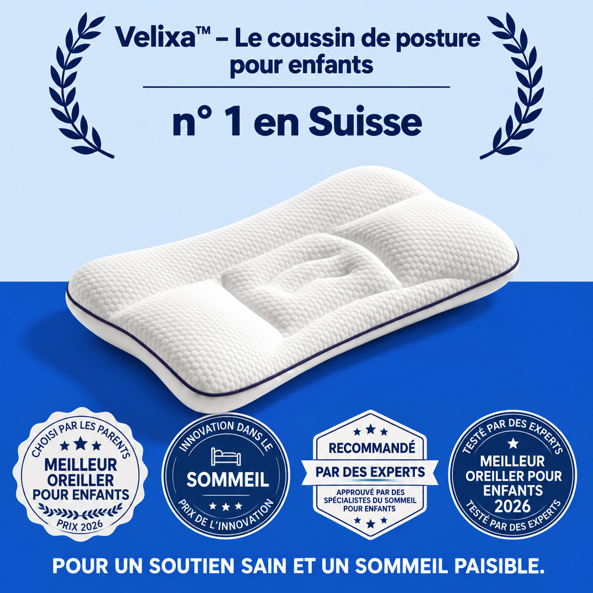 Velixa - Le coussin de posture pour enfants
