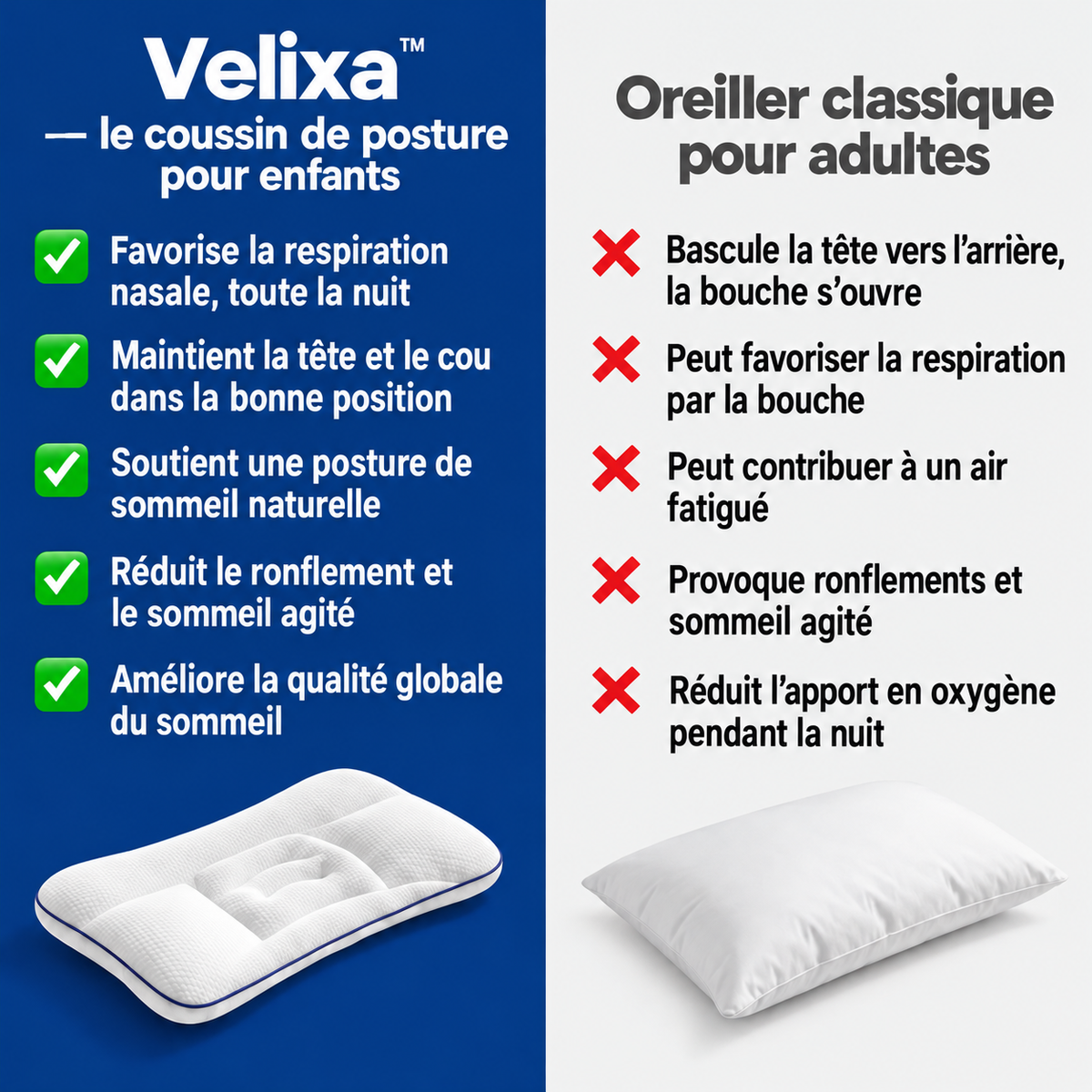 Velixa - Le coussin de posture pour enfants