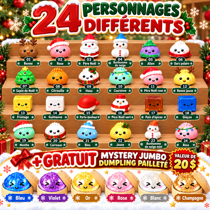 Calendrier de l’Avent 2026 – Dumplings Squishy