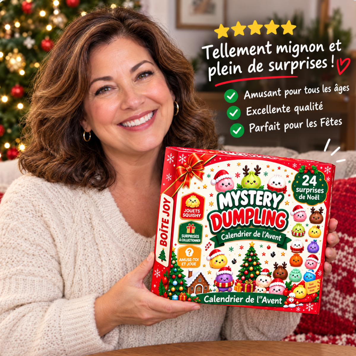 Calendrier de l’Avent 2026 – Dumplings Squishy