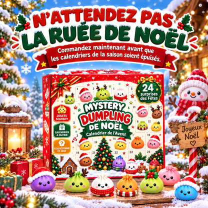 Calendrier de l’Avent 2026 – Dumplings Squishy