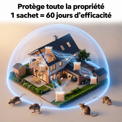 Plus aucune souris chez vous en 2 semaines.