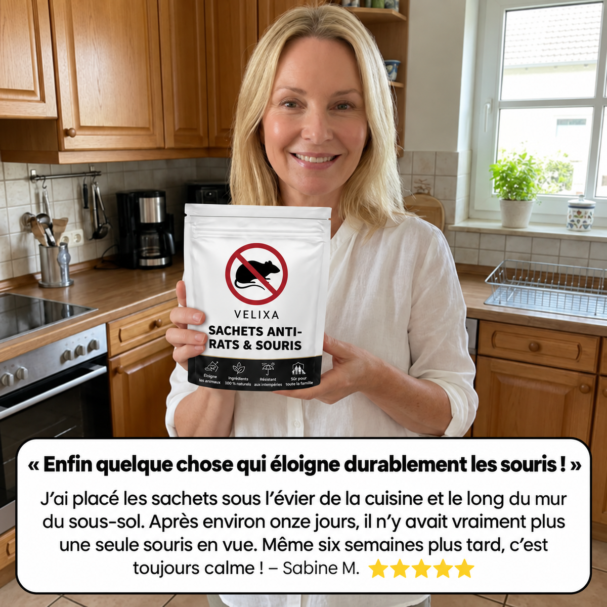 Plus aucune souris chez vous en 2 semaines.
