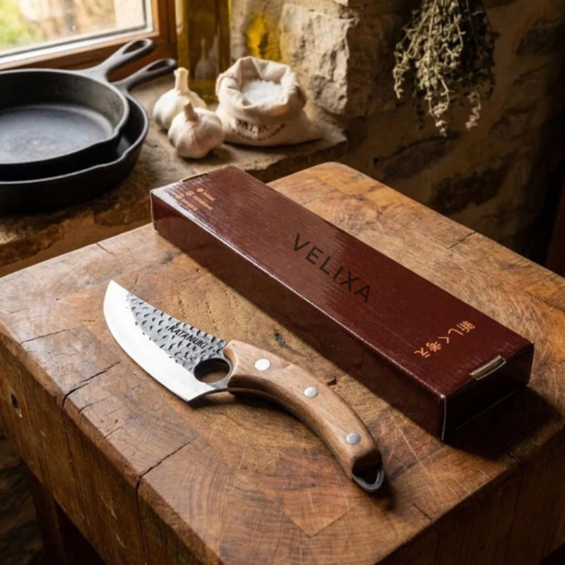 Velixa - Couteau de cuisine Katanuki, Un savoir-faire japonais séculaire