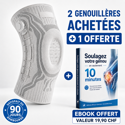 Soulagez votre genou et bougez enfin sans y penser - Genouillère Velixa