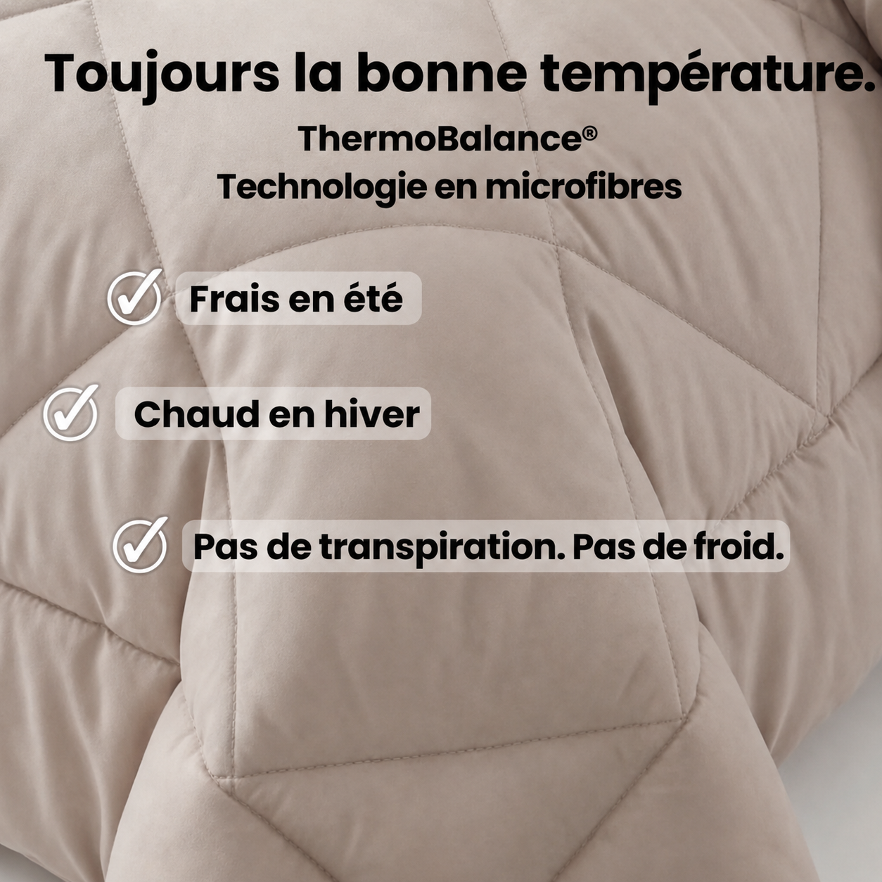 Velixa Couverture EasySleep® – La couette 2 en 1 à séchage rapide qui élimine le besoin de draps.