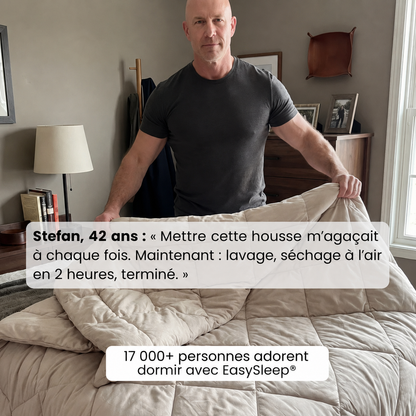 Velixa Couverture EasySleep® – La couette 2 en 1 à séchage rapide qui élimine le besoin de draps.