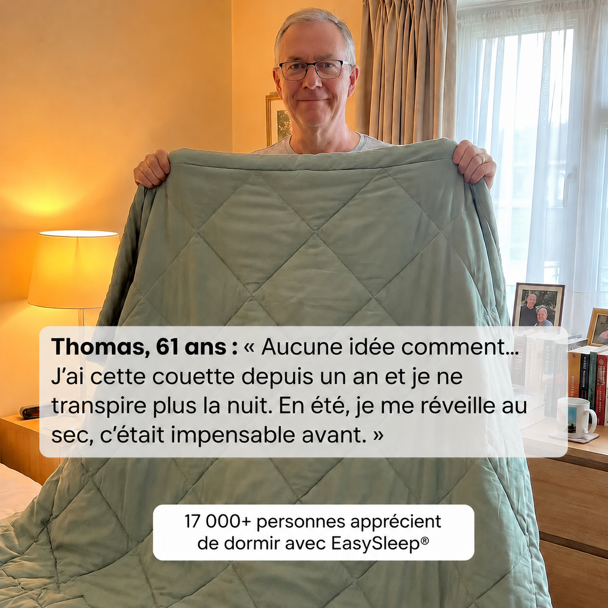 Velixa Couverture EasySleep® – La couette 2 en 1 à séchage rapide qui élimine le besoin de draps.