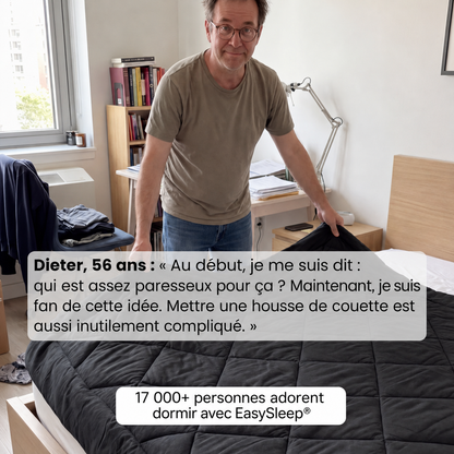 Velixa Couverture EasySleep® – La couette 2 en 1 à séchage rapide qui élimine le besoin de draps.