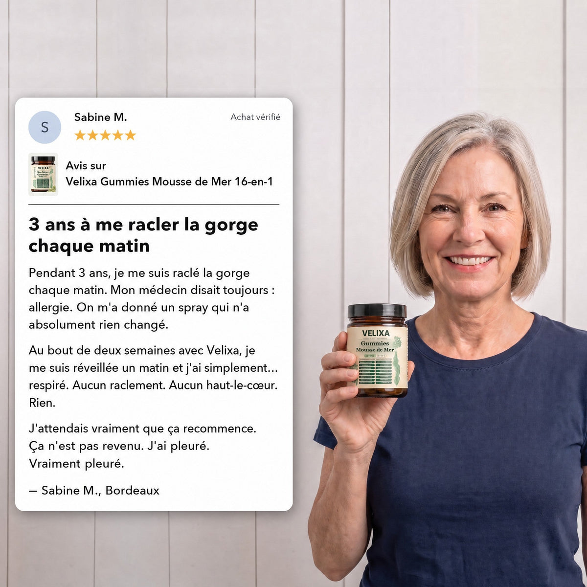 Avis verifie Sabine M.
